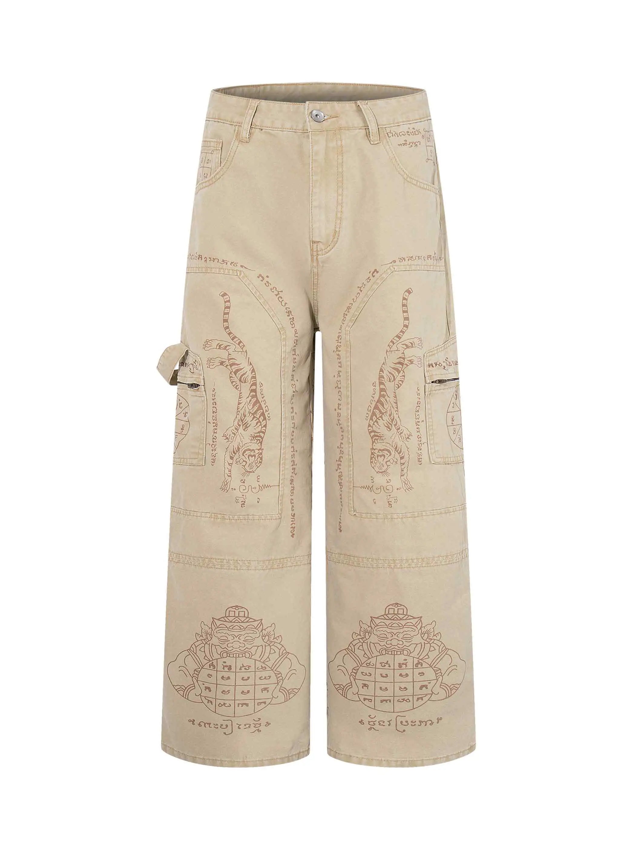 Vintage Mystic Script Cargos-S1234