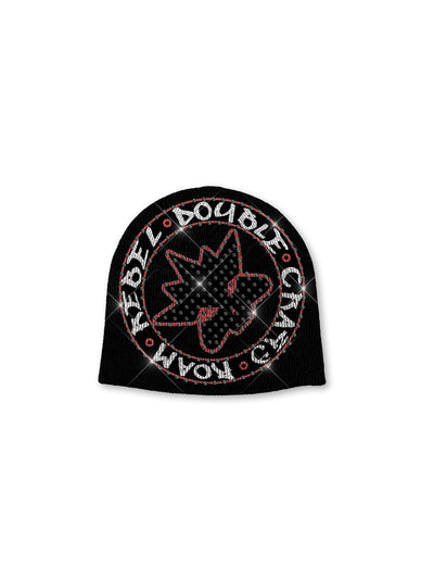 Y2K Rebel Star Beanie-789