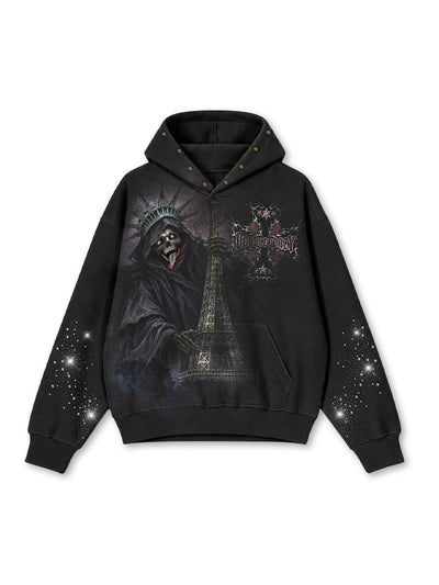 Spiked "Doomsday" Hoodie-797