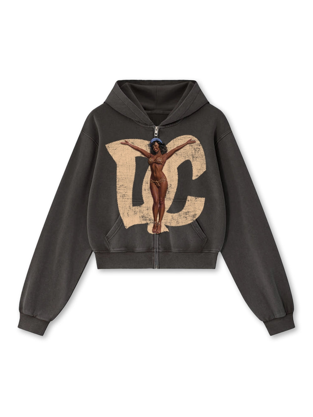 Vintage Bombshell Boxy Zip-821