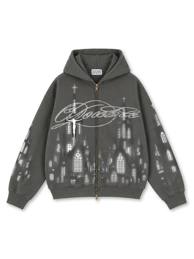 Sudadera con capucha Midnight Cathedral-832