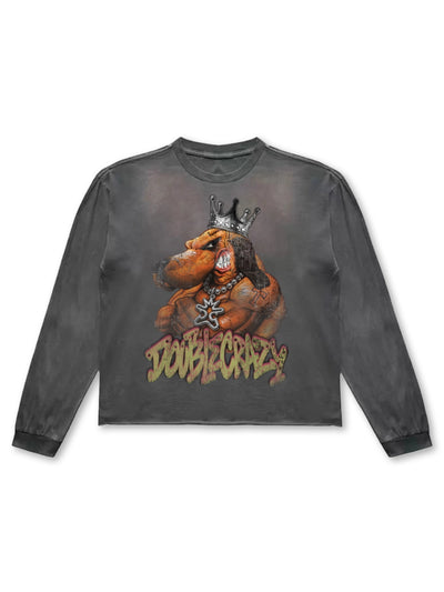 Camiseta de manga larga Offbeat King Dog-833