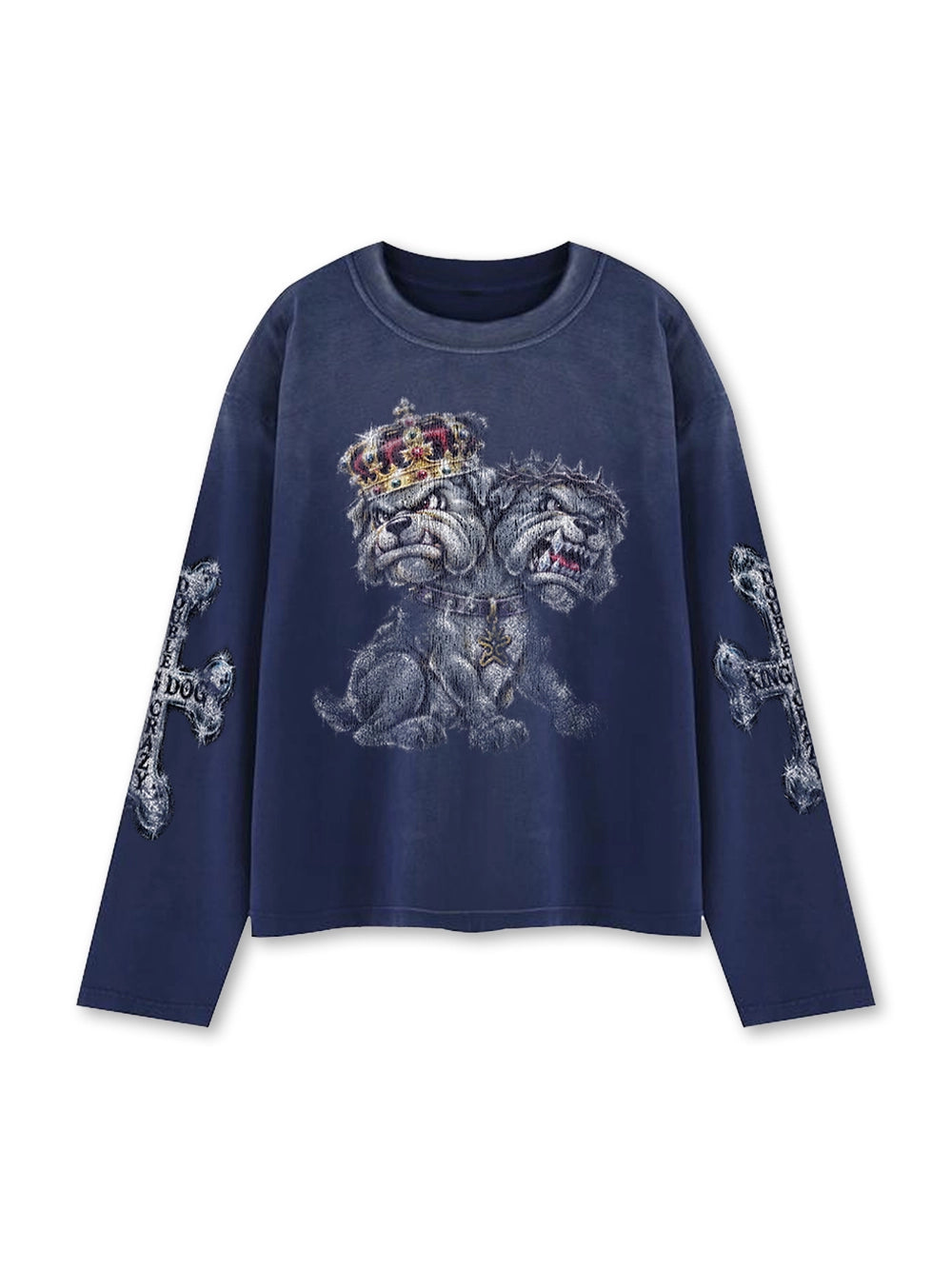 Vintage Kingpin Bulldog L/S Tee-841