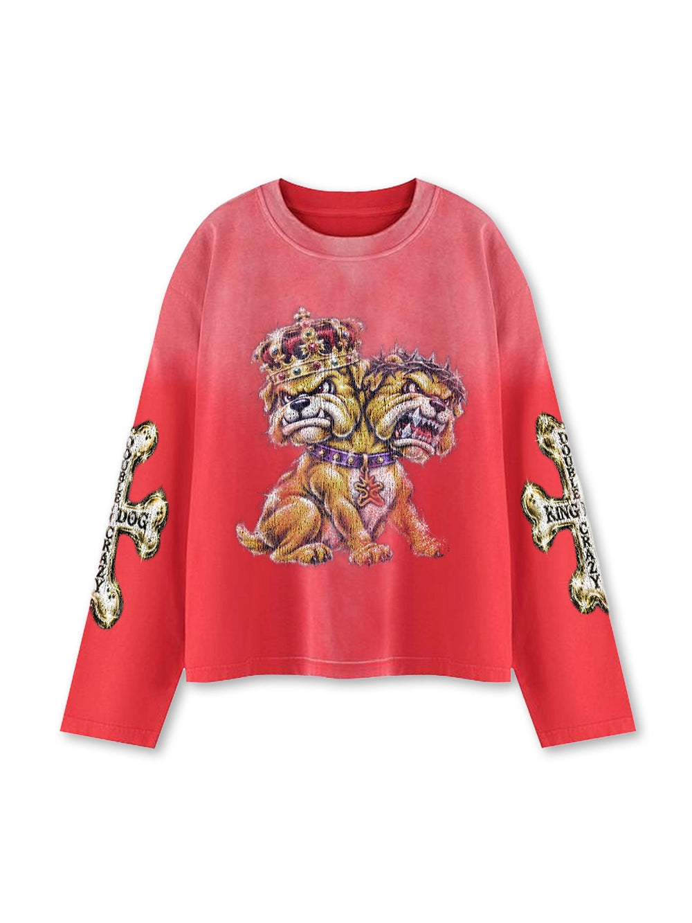 Vintage Kingpin Bulldog L/S Tee-841