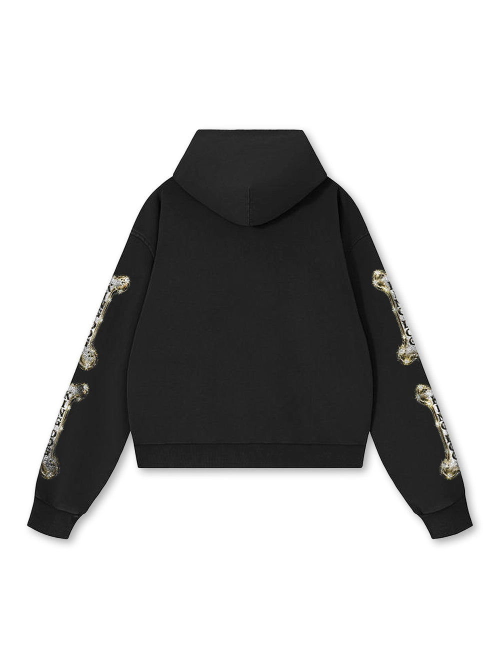 Sudadera con capucha de bulldog de dos cabezas-842