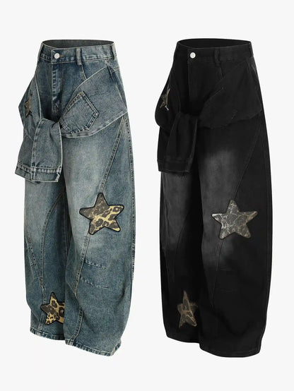 Camo Blade Star Jeans-S1078