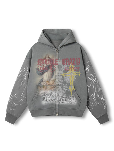 Sacred Shine Graphic Hoodie-346