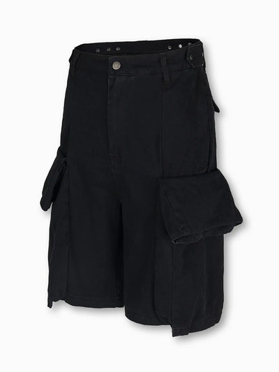 Dual Tone Cargo Shorts-S1102