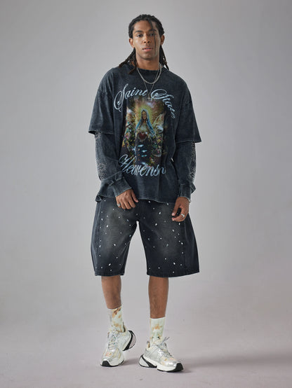 Heavensent Angel Awakening Long Sleeve T-shirt-156B