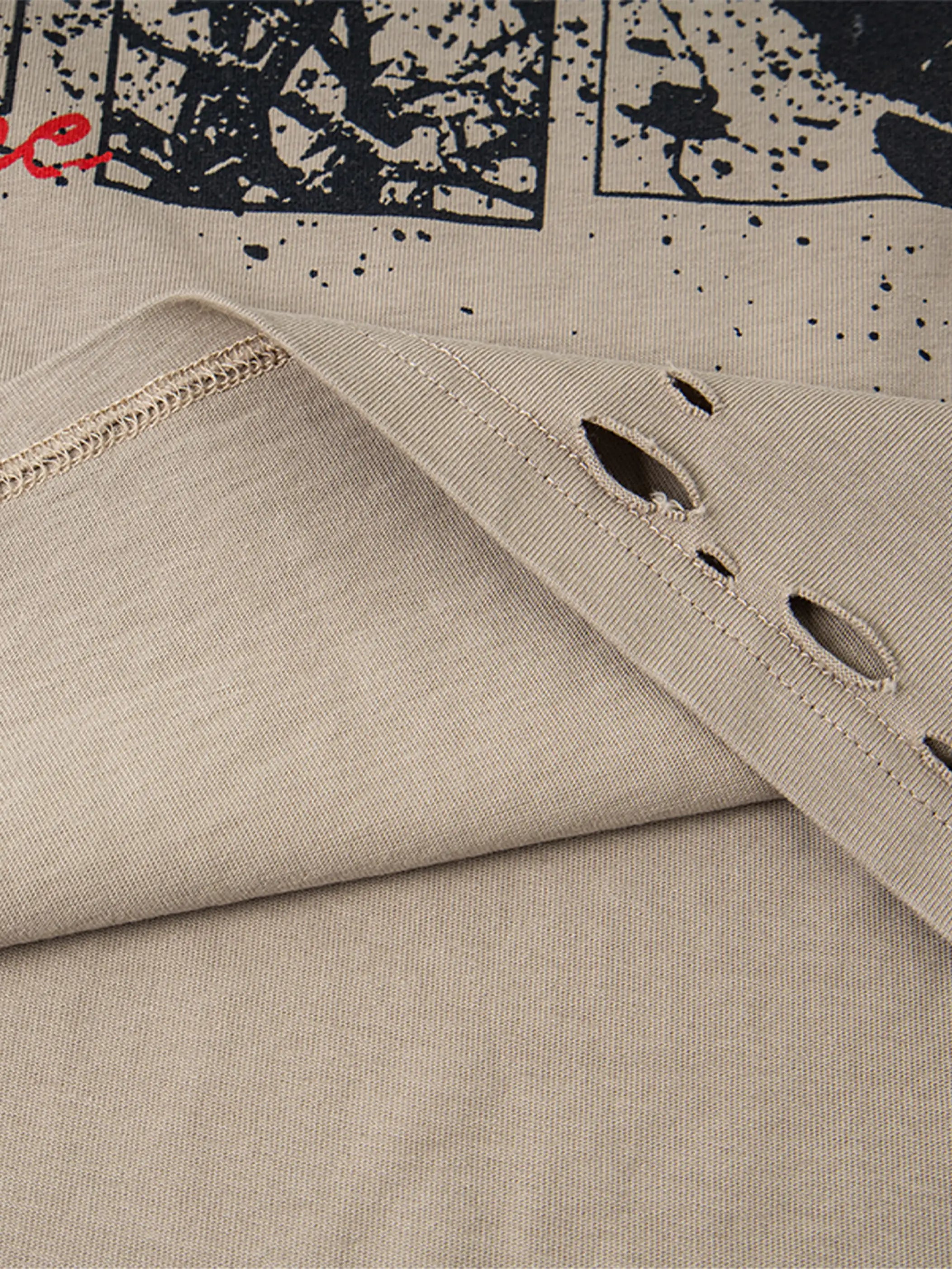 Unisex Rock 'n' Roll Layered Long Sleeve-S1081