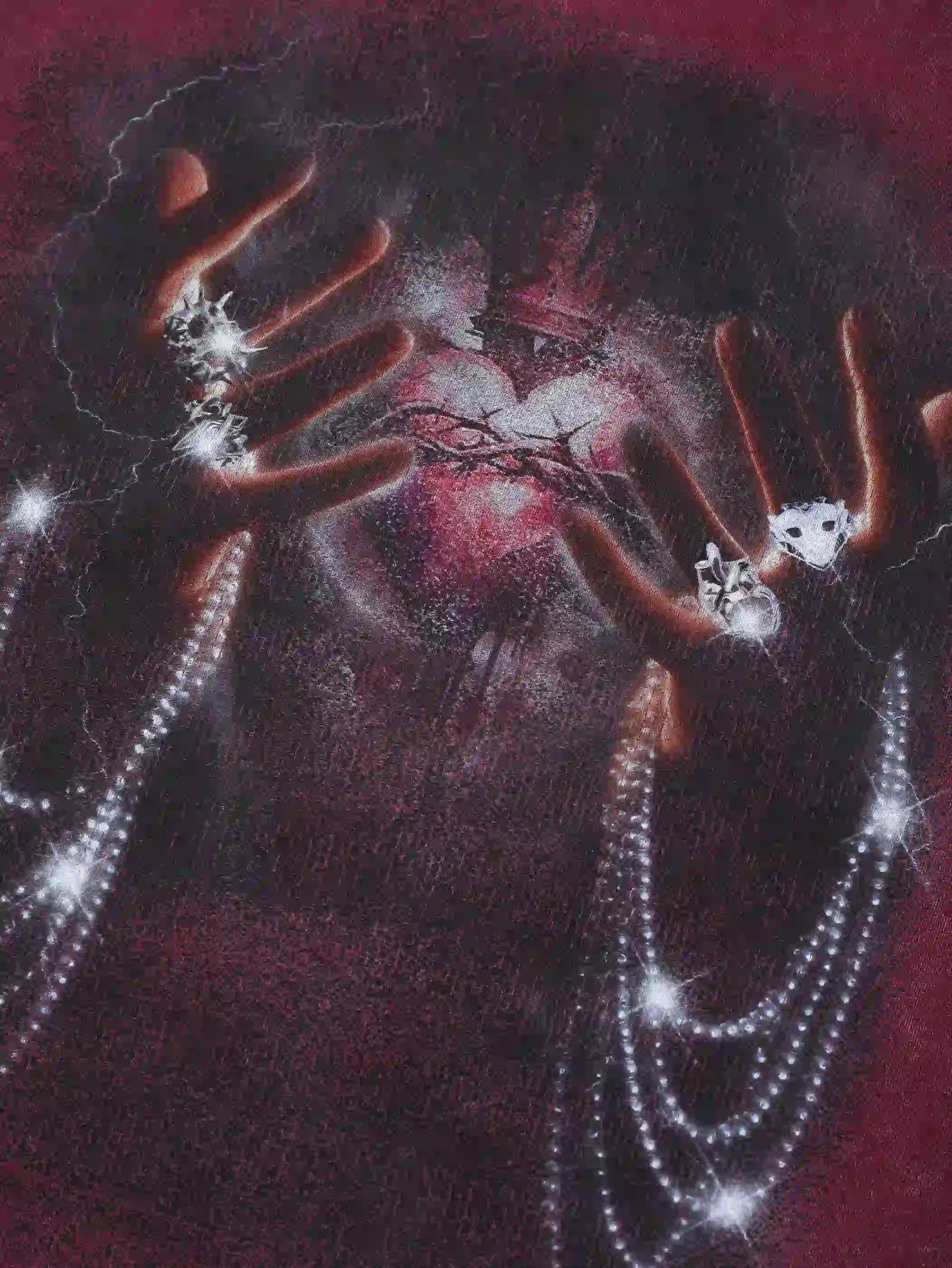 Neon Crown Heart T-shirt-228