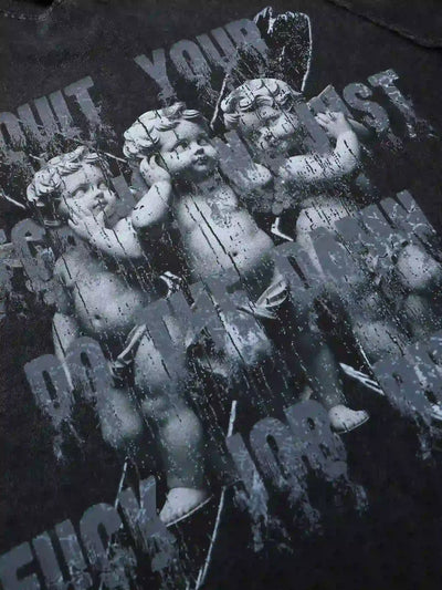 Los querubines caídos no hablan - Camiseta con capucha-187