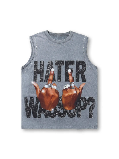 Rhinestone Rebel Finger Vest--205