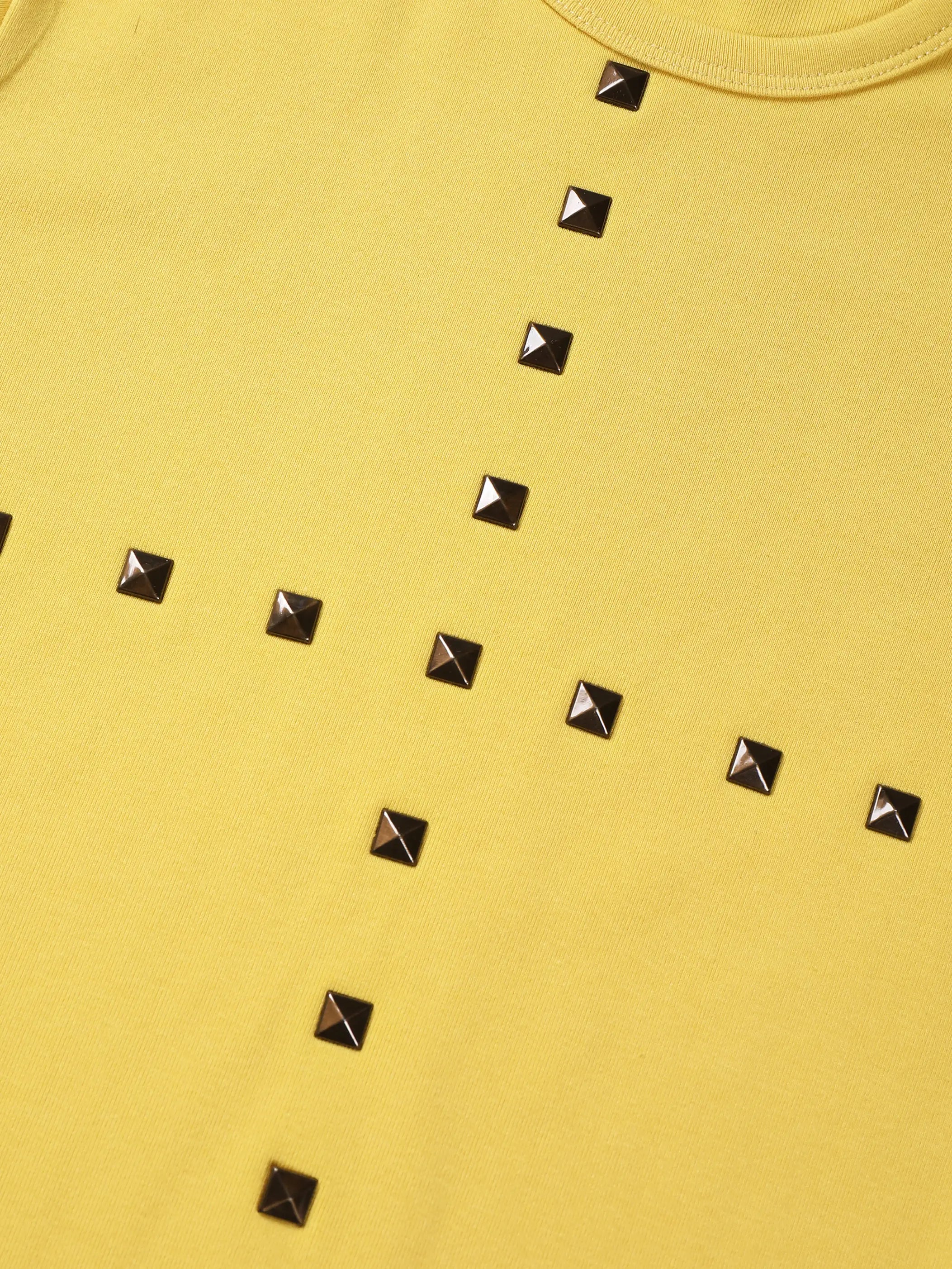 Radiant Cross Stud T-shirt-261