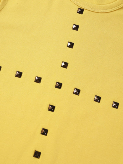 Radiant Cross Stud T-shirt-261