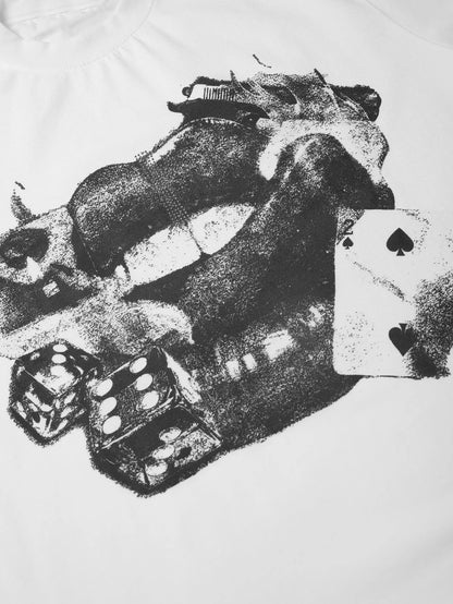 Rhinestone Tongue of Desire T-shirt-247