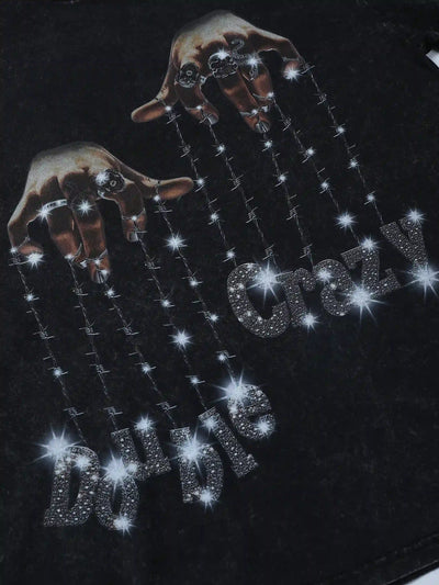 Hand Puppet Graphic Sweatshirt-098