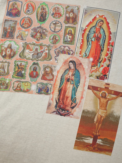 Holy Card Collage T-shirt-173