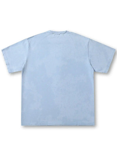 Vintage Cross Gemmed Grunge Tee-462