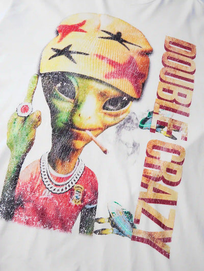 Camiseta de manga larga alienígena Rebelde Espacial-334
