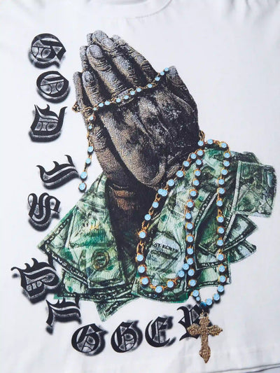 Camiseta Pray for the Bag con capas-312