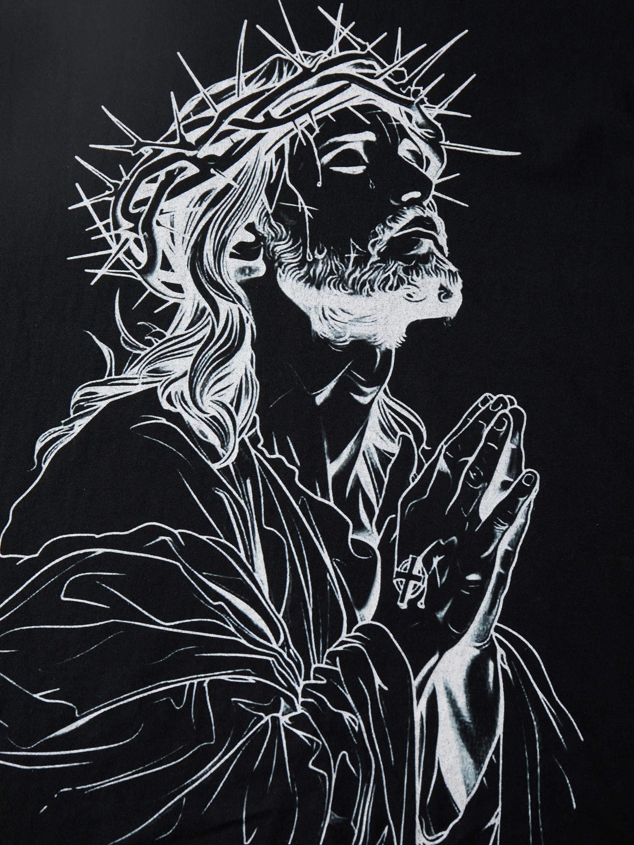 Crown of Thorns Jesus T-shirt -135