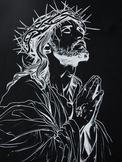 Crown of Thorns Jesus T-shirt -135