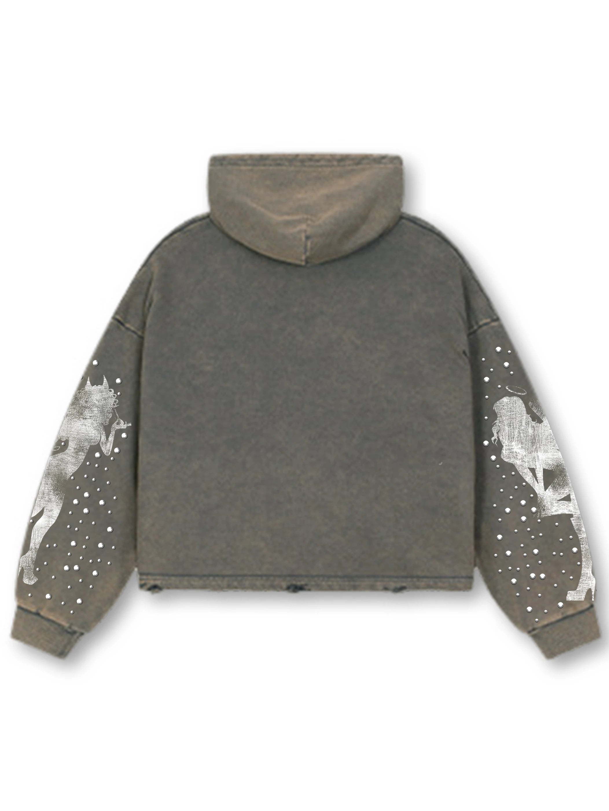 Bling Angel Devil Hoodie-704
