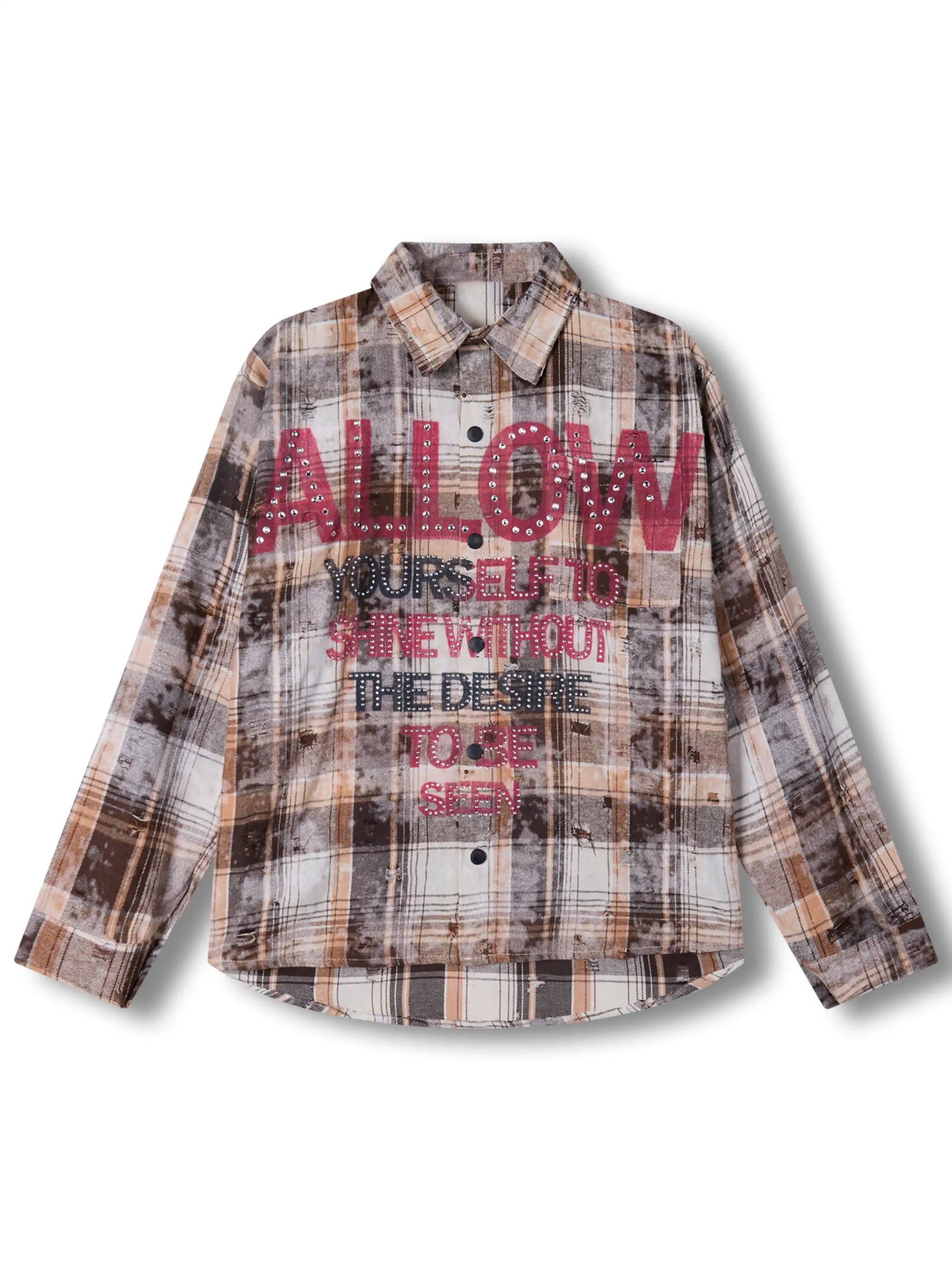Inner Light Plaid Shirt-351