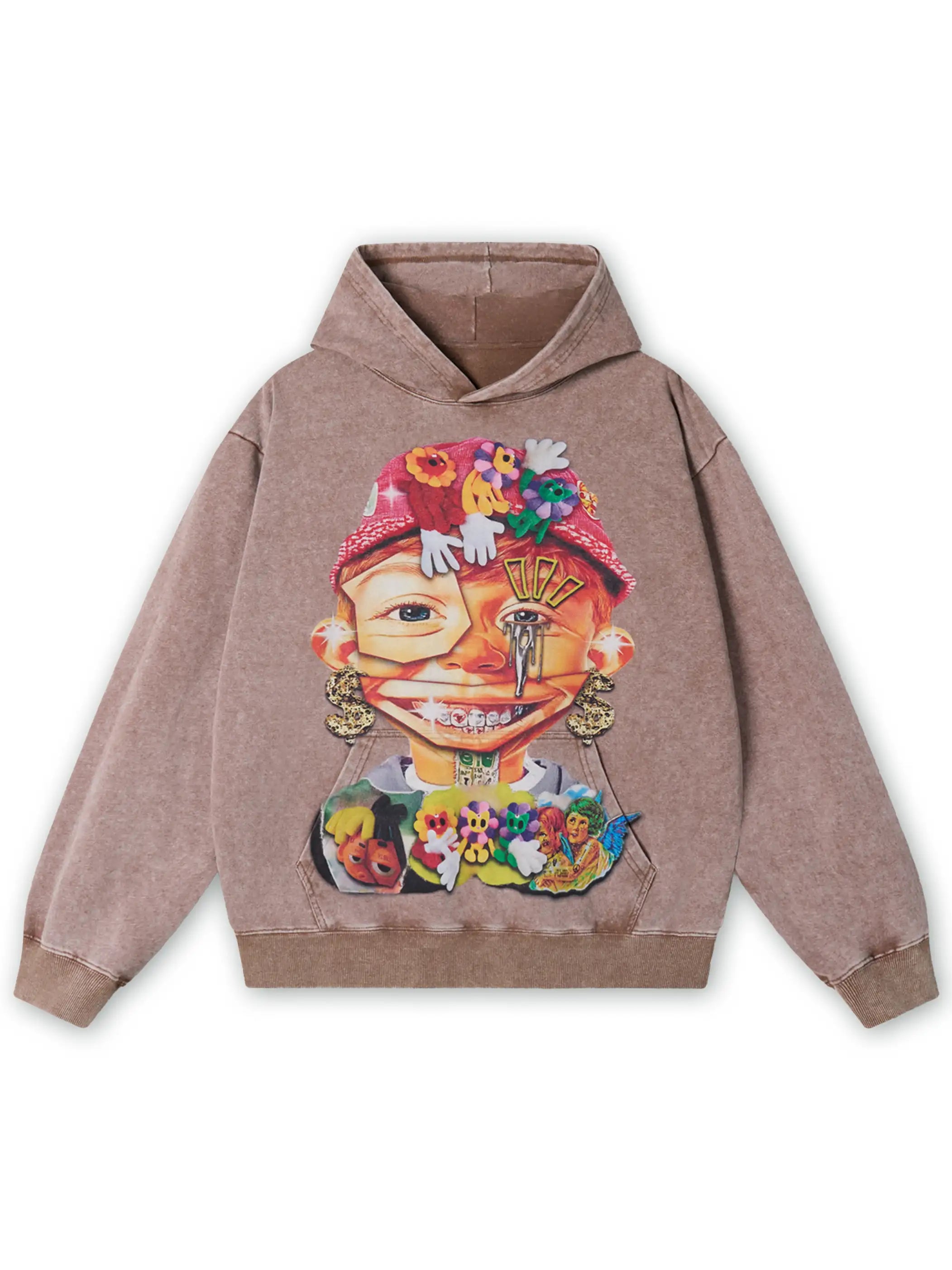 Puppet Chaos Retro hoodie-359