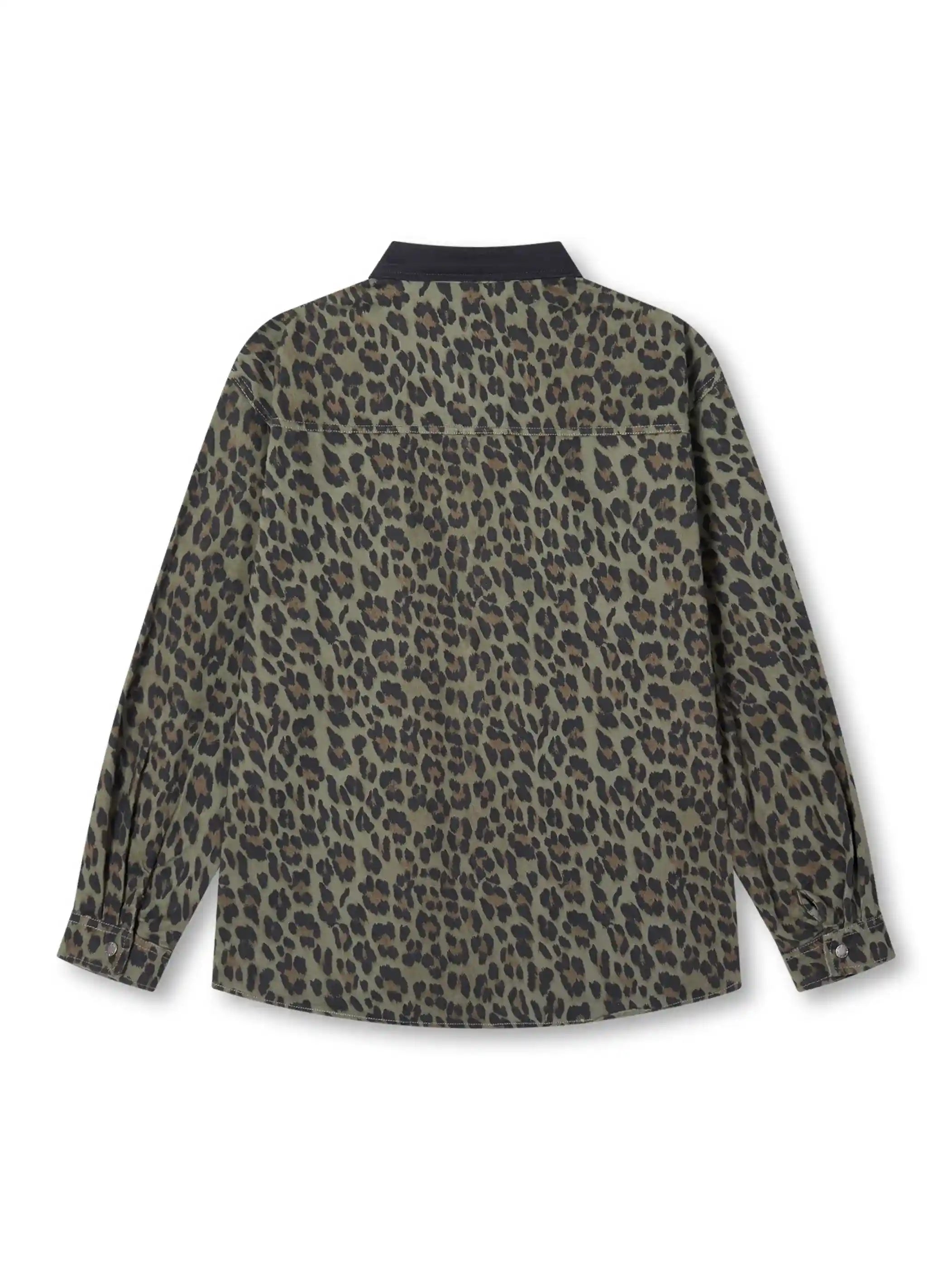 Camisa de malla de leopardo-390