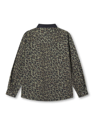 Camisa de malla de leopardo-390