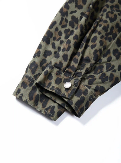 Camisa de malla de leopardo-390