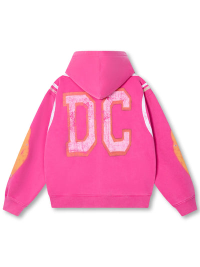 Flame Burst Zip Hoodie-379