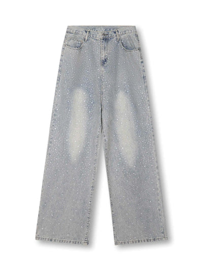 Blinged Out Denim Pants-S1175