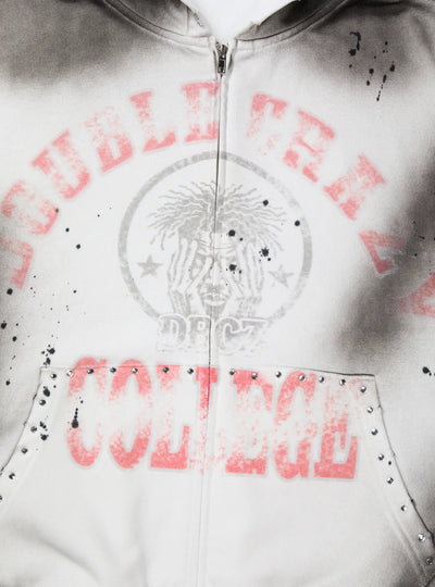 Crazy College hoodie-374