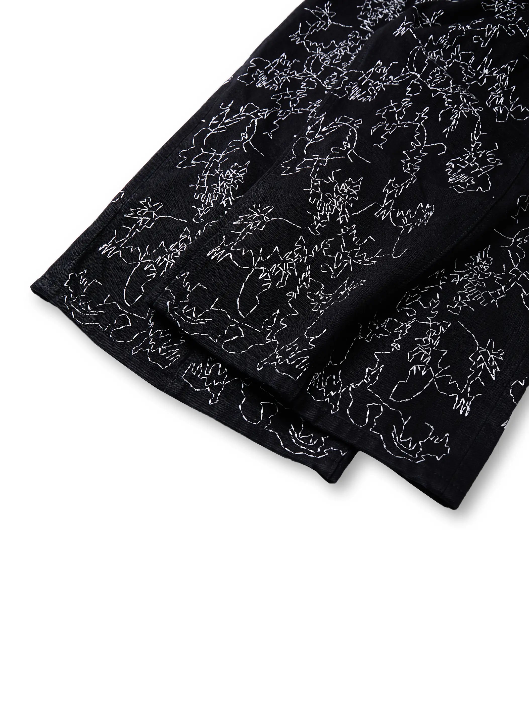 Hand-Drawn Chaos Denim Jeans-S1182