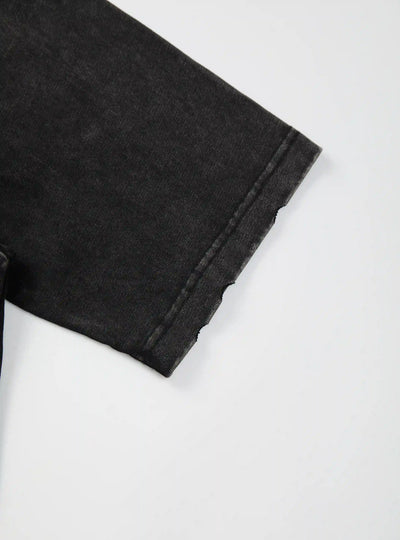 Icy Vegas Bling Ripped Boxy Tee-472