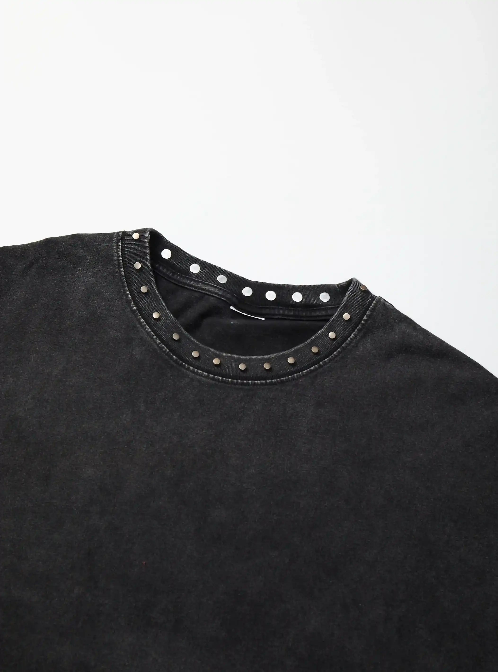 Iced-Out Neck Vintage Saints Tee-457