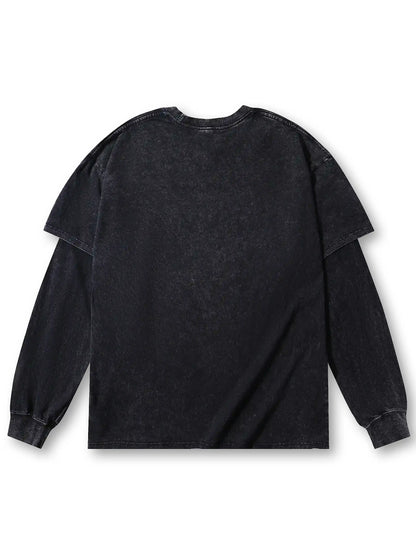 Edgy Red Lip Bullet Detail T-shirt -108