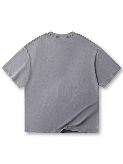 Shining Diamond Graffiti Print T-shirt-069T