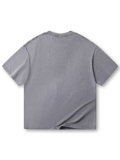 Shining Diamond Graffiti Print T-shirt-069T