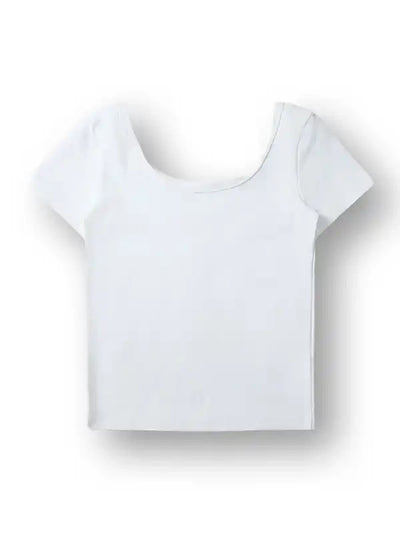 T-shirt court imprimé anges gothique style Y2K-165