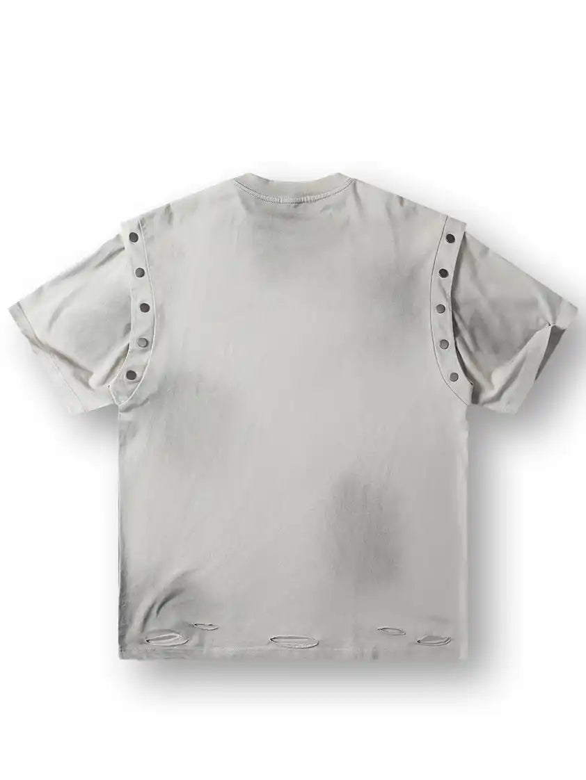 Number 7 Metal Ring T-shirt-S1009