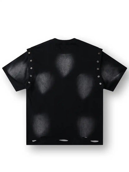 Number 7 Metal Ring T-shirt-S1009