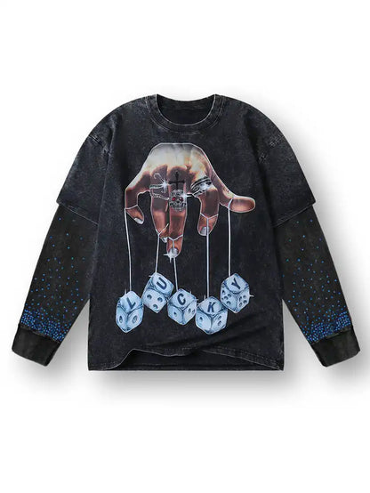 Lucky Dice Hand Controlled Street Long Sleeve-084