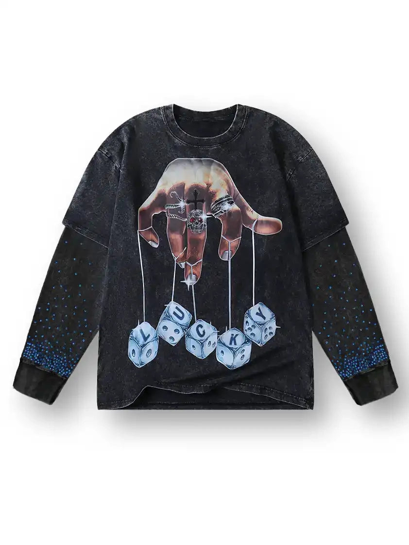 Lucky Dice Hand Controlled Street Long Sleeve-084