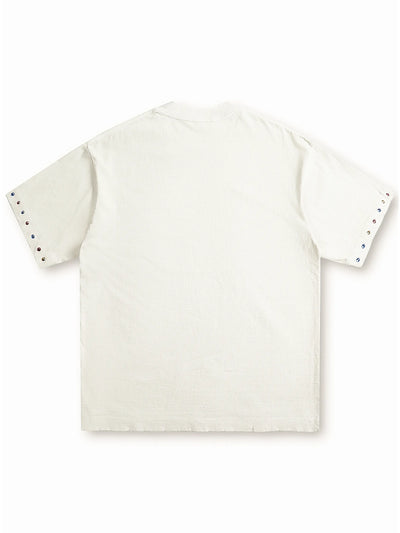 Romantic Tear Rhinestone T-shirt-148