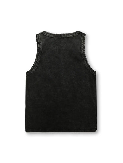 Black Bling Middle Finger Women Vest-250