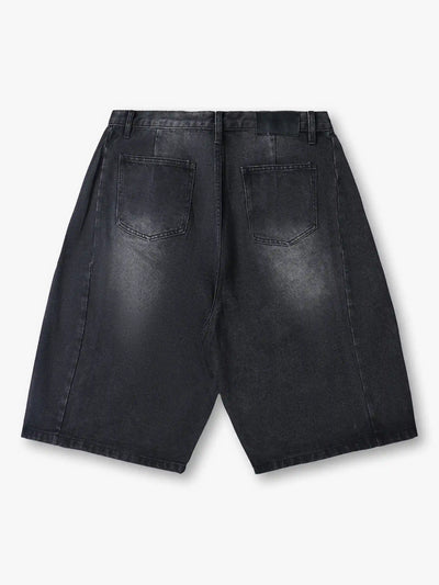 Pantalones cortos vaqueros de cristal brillante-197